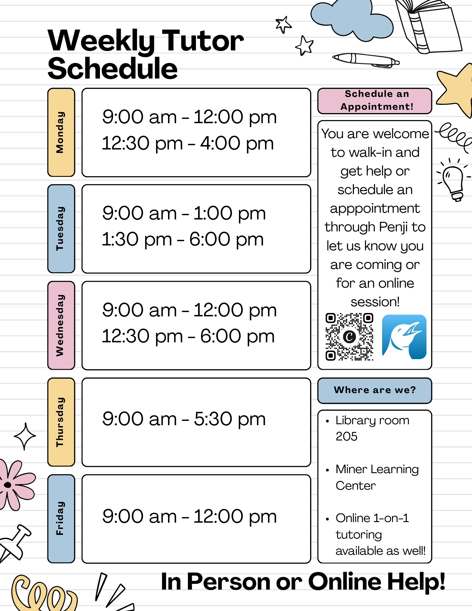 Dev Math Schedule